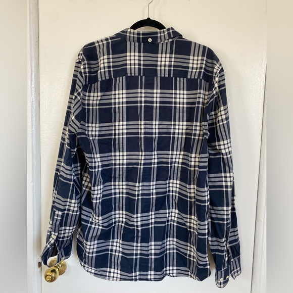 7 For All Mankind Plaid Long Sleeve Button Down - XL - Picture 2 of 9